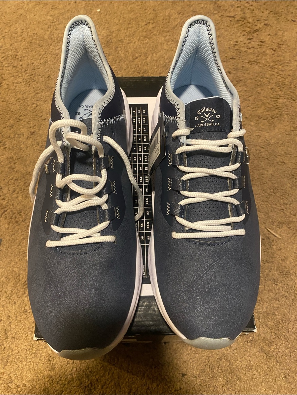 Callaway women’s Navy and White Golf Sneakers